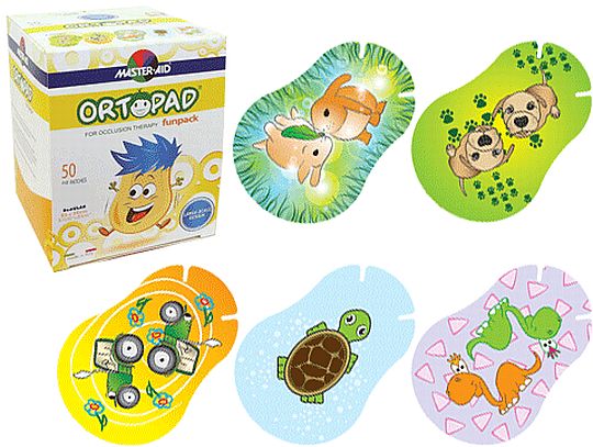 פד לטיפול בעין עצלה 50 יח' בנים/ בנות HAPPY