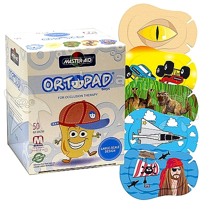 פד לטיפול בעין עצלה50 יח' בנים - מידה R